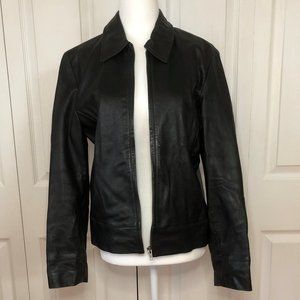 GAP Black Leather Jacket